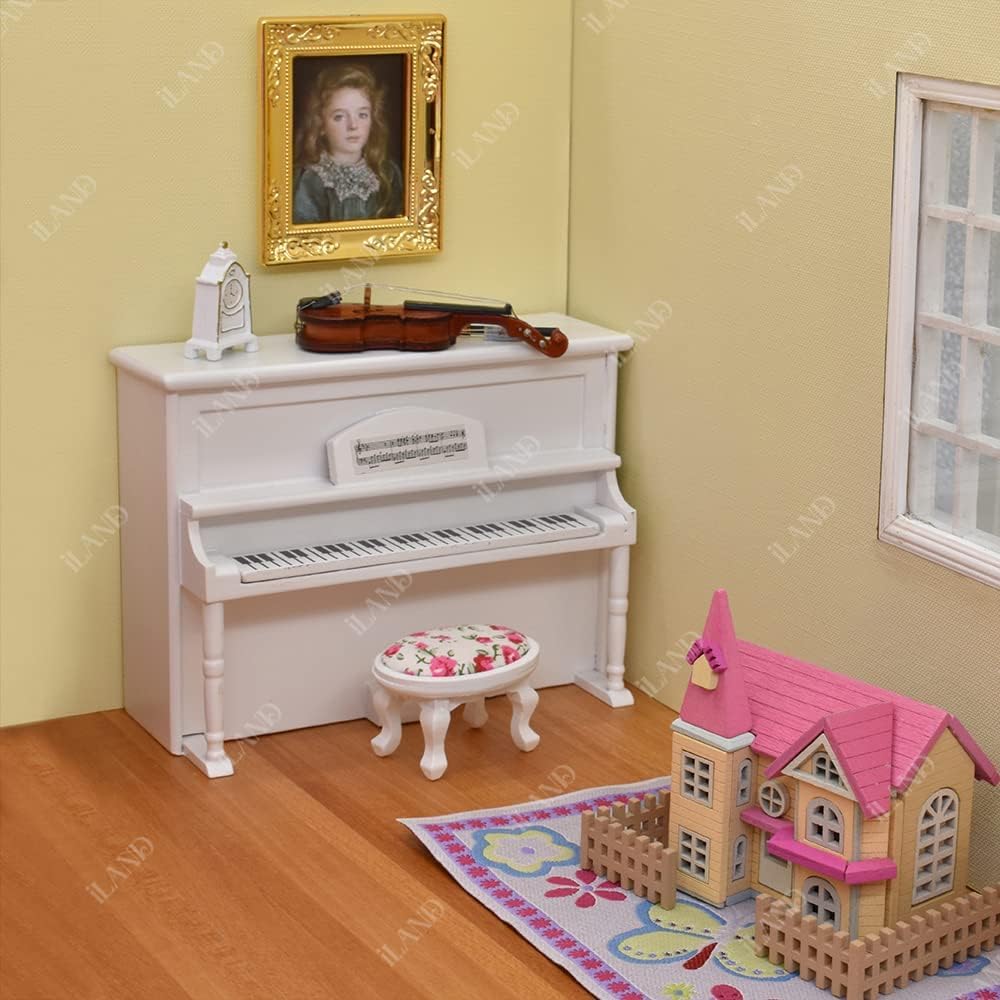 iLAND Miniature Dollhouse Accessories of Carpet for Dollhouse - 2pcs Princess - image 3