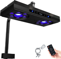 Aquarium Light - 140W Reef Light Wide Coverage Sunrise Sunset Moonlight Saltwater Lights for Coral - 140 W