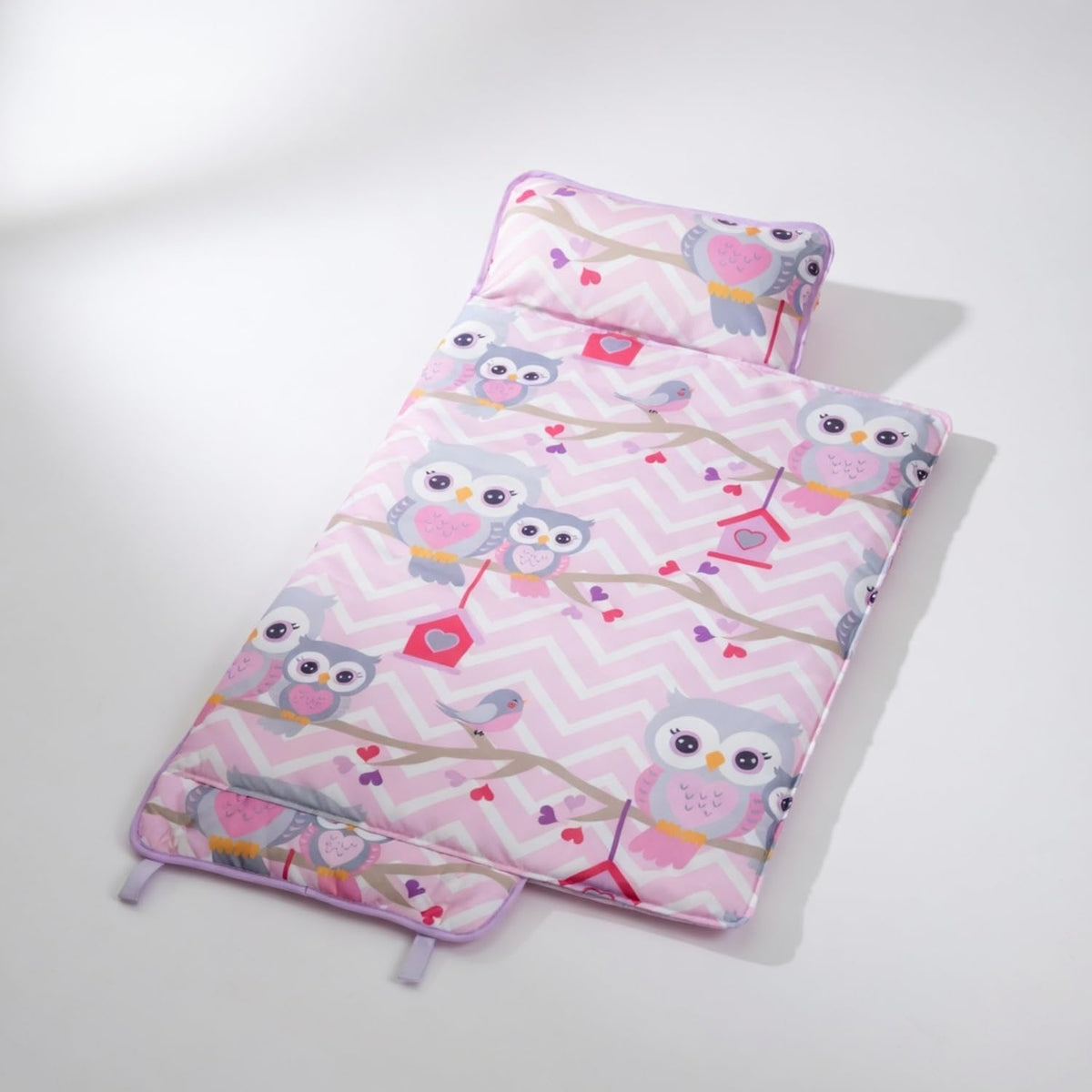 EVERYDAY KIDS Born to Dance Ballerina toddler nap mat with removable pillow and attached blanket - view 31