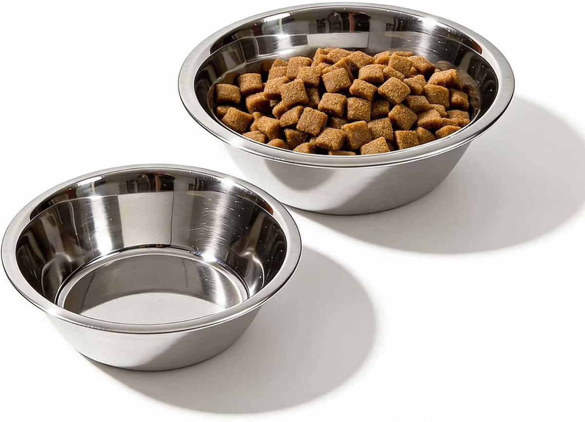 Scott Pet Bowl, Stainless Steel Pet Water and Food Bowl - 3 Quart
