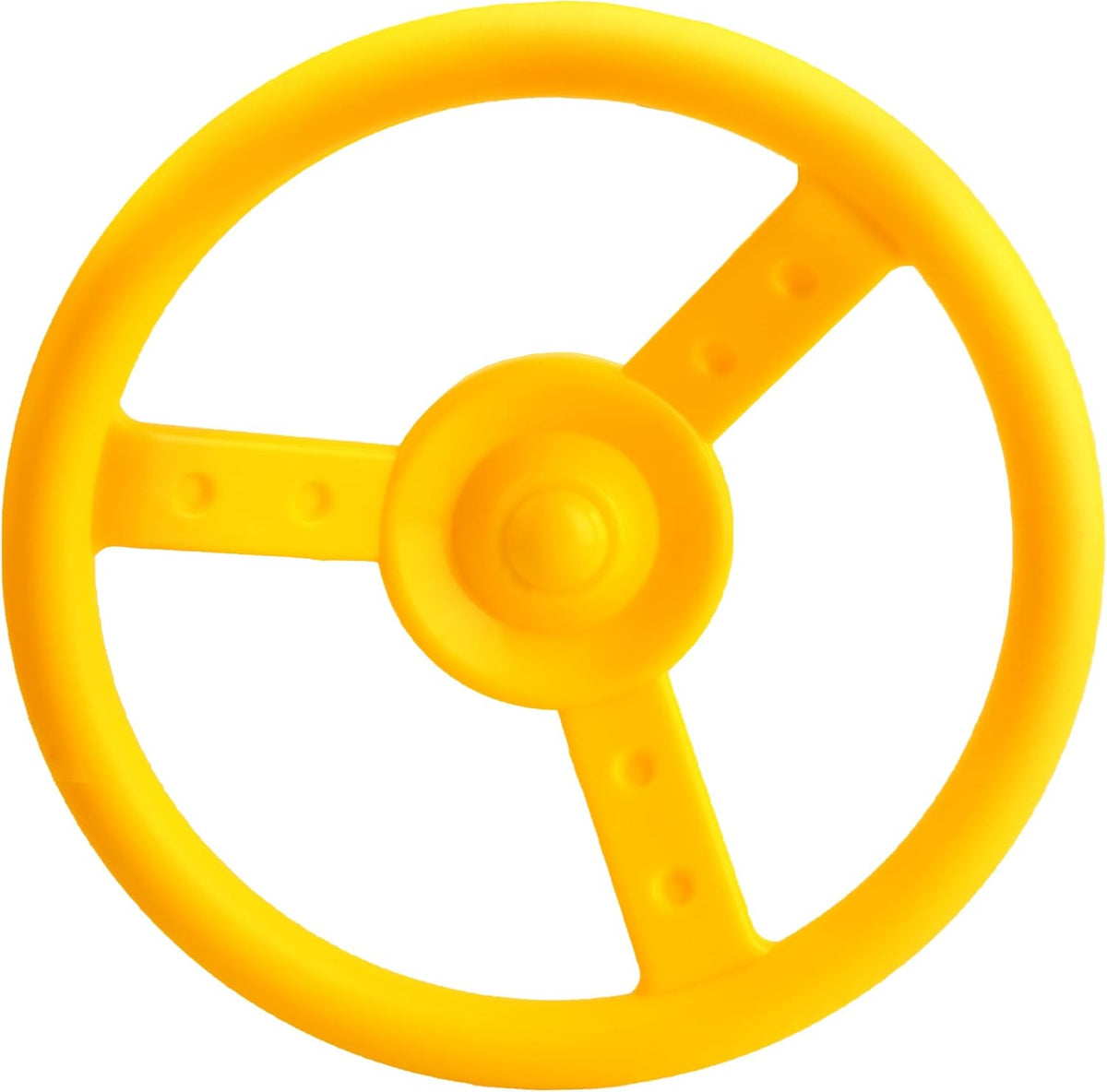 Haconba 10 inch blue plastic playground steering wheel with mounting hardware - view 6