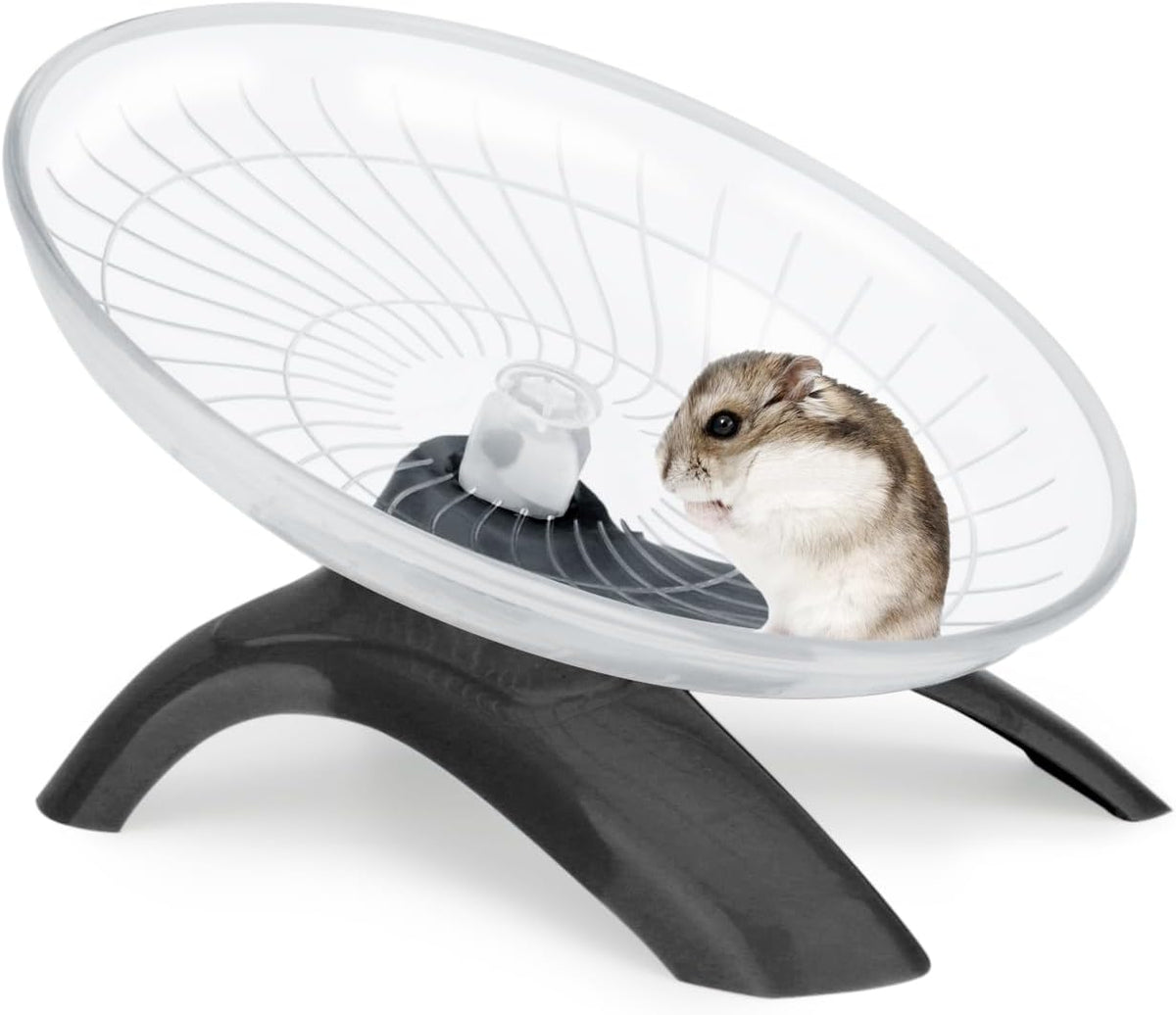 Hamster Wheel Flying Saucer Silent Exercise Wheel Running Wheel - Black