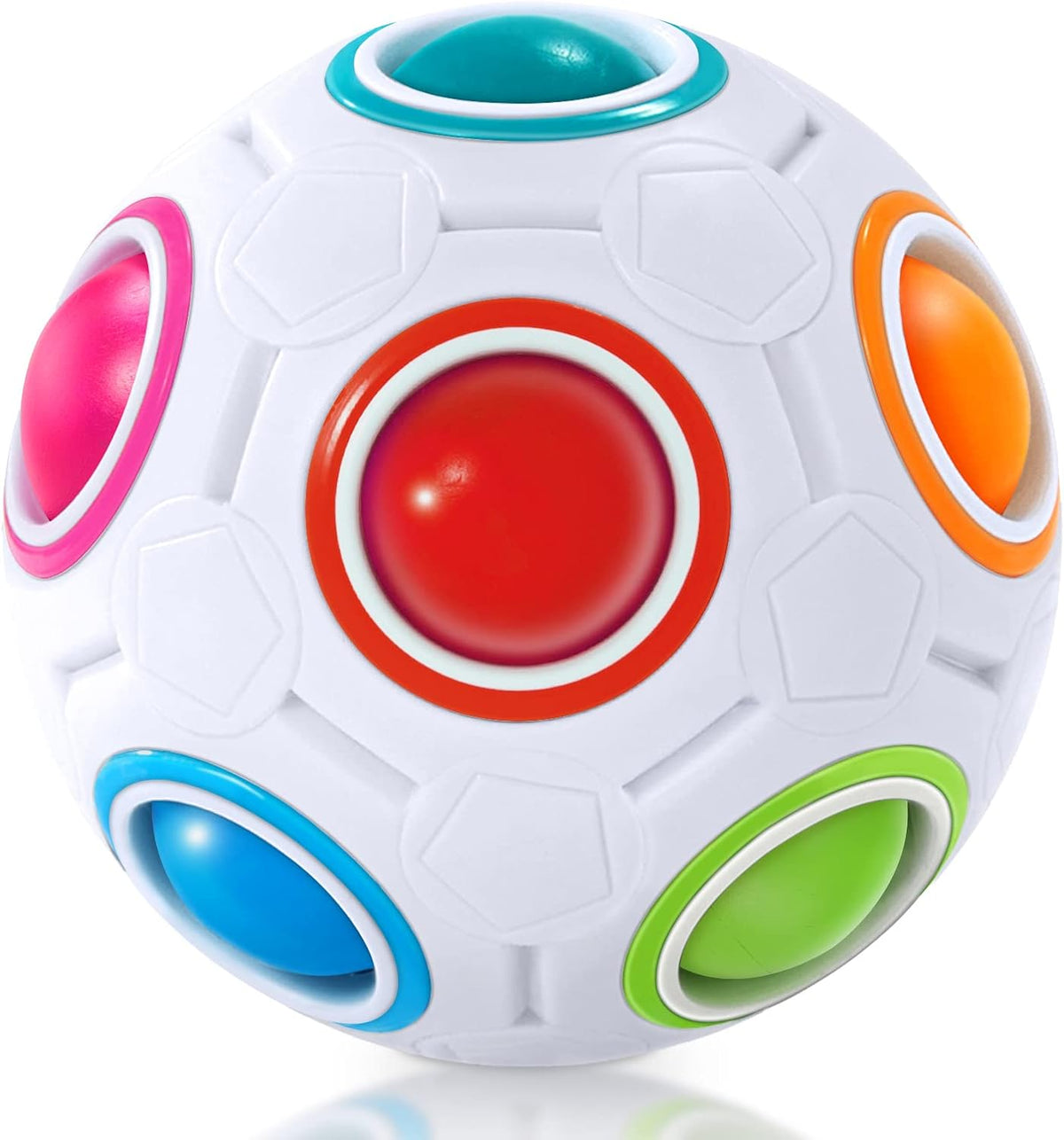 Vdealen Magic Rainbow Puzzle Ball - Off White