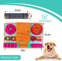 Vivifying Snuffle Mat for Dogs - Orange Red Blue - image 3