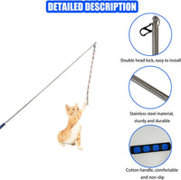 Retractable Cat Wand, Feather Teasers - image 4