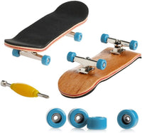 Lottoyday white maple wood fingerboard with bearing wheels and non-slip pad - view 4
