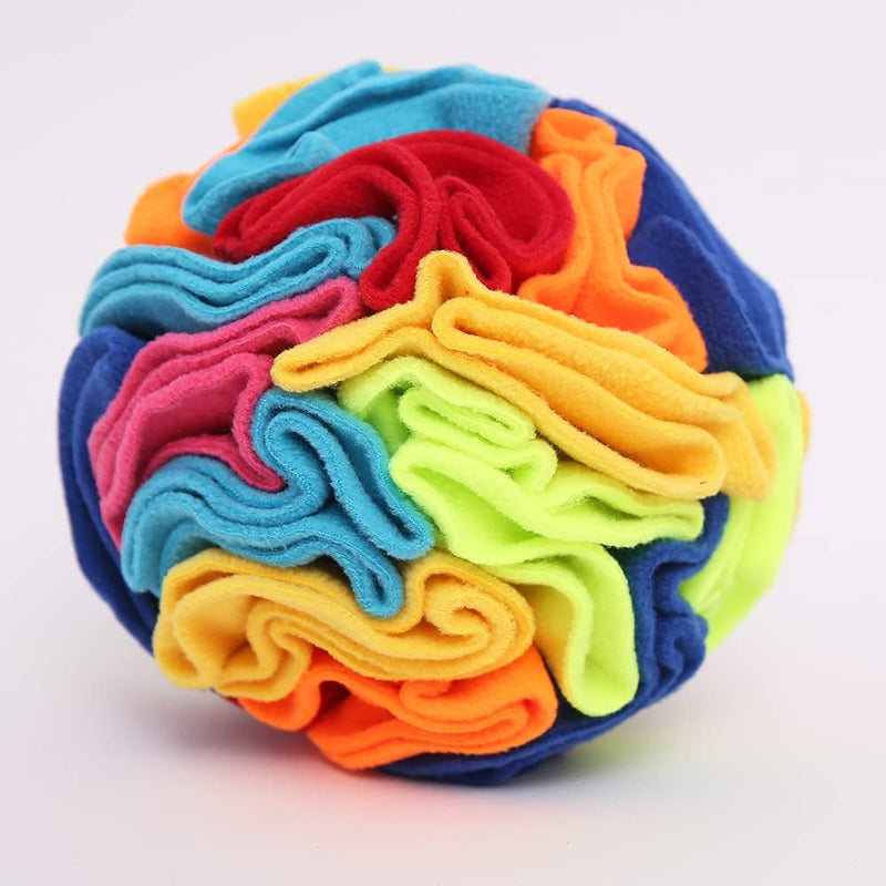 Snuffle Ball, Snuffle Ball for Small Dogs - Rainbow Ball / Small