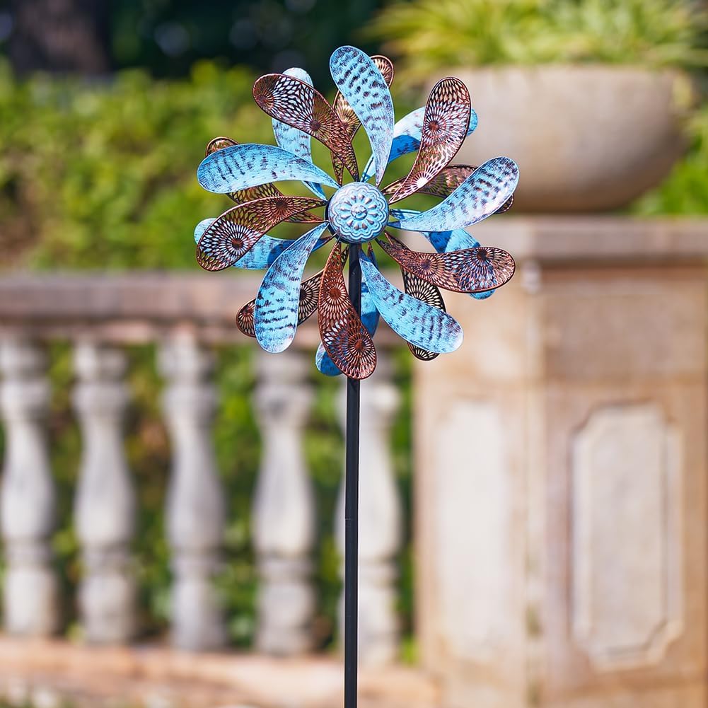 Viveta Wind Spinners Outdoor - Blue Copper-a - image 2
