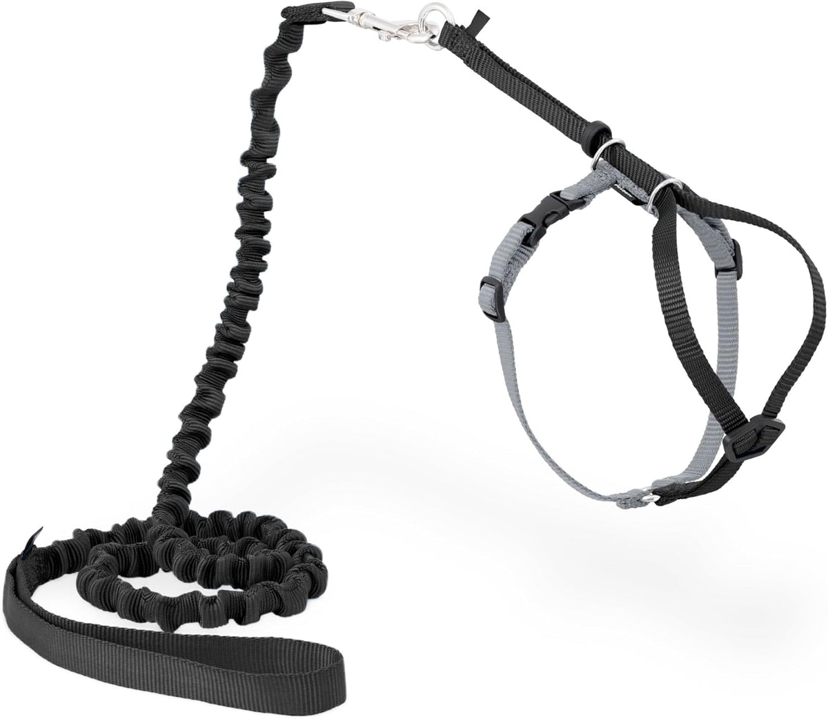 PetSafe Come With Me Kitty Harness and Bungee Cat Leash - Small (Pack of 1) / black/fawn