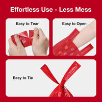VETRESKA Dog Poop Bags with Handles 240 Count - Strawberry / 1 Count (Pack of 450) - image 4