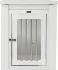 New Age Pet ECOFLEX Large Furniture Style Dog Crate & End Table - Antique White / 23.8"L x 18.2"W x 22.2"H - image 2
