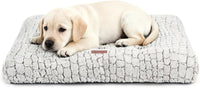 Dog Bed Crate Pad for Small Dogs 24"x18" Coffee – Essentials for Dogs - Small 24"x18" / Coffee