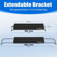 AQUANEAT LED Aquarium Light Full Spectrum for 18 Inch to 24 Inch Fish - 11"-14" (Pack of 2) - image 2