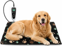 Large Dog Heating Pad 36x24 in with Normally Open Function – Essentials for Dogs - Black / 32 x 20 in