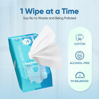 Pet Wipes for Dogs & Cats - Natural / 2 Packs-200 counts - image 2