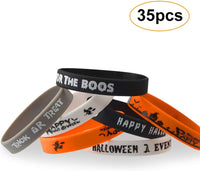 FEPITO 36 Pcs Halloween Silicone Bracelets 7 Classic Models Halloween - 49 - image 3