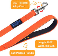 Vivifying Waterproof Long Dog Leash - 20ft / Orange - image 4