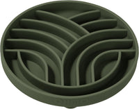 OHMO Slow Feeder Dog Bowl, 5.9" Lick Mat for Dogs, Tree of Life - Camo Green / Tree Life-S (5.9")