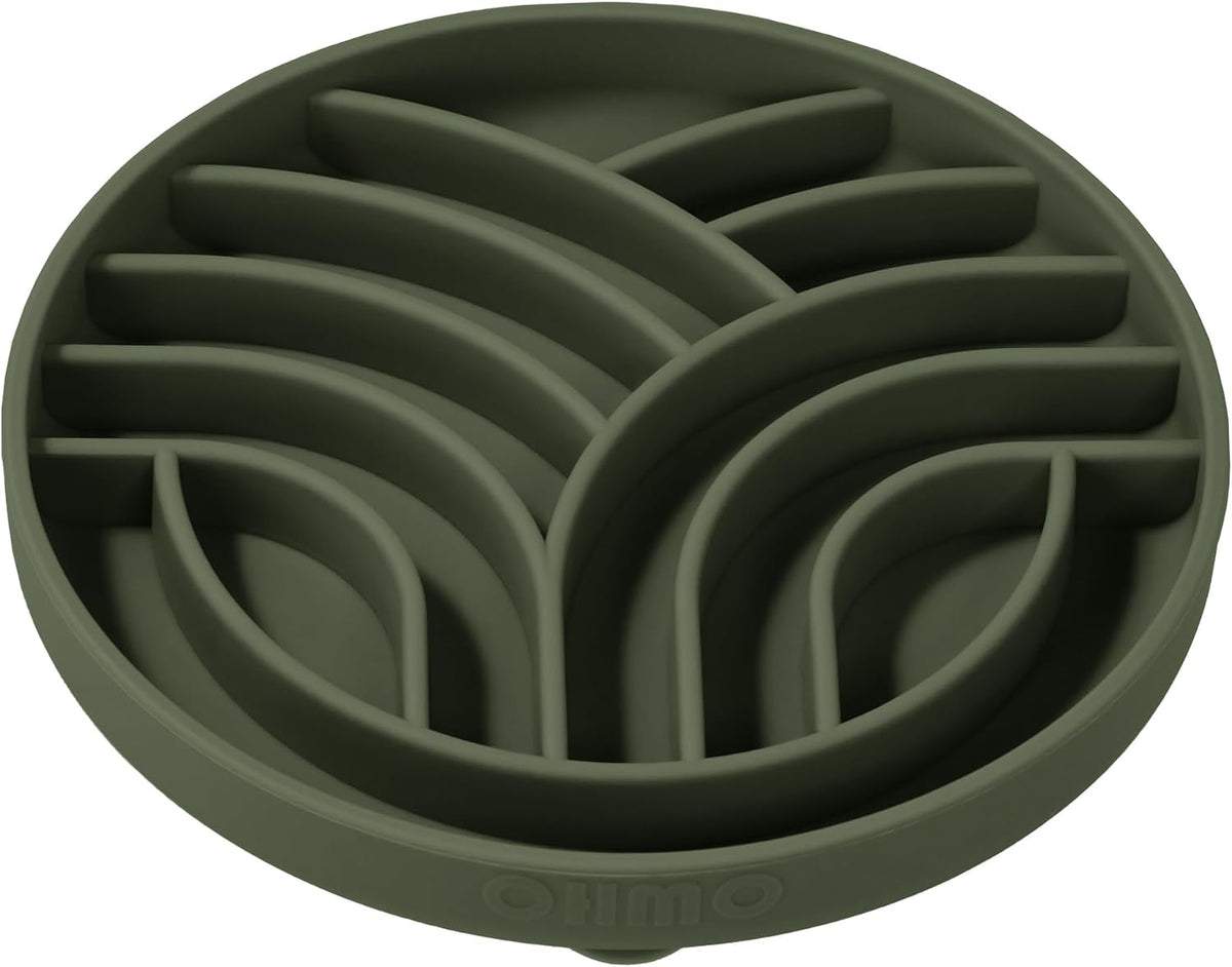 OHMO Slow Feeder Dog Bowl, 5.9" Lick Mat for Dogs, Tree of Life - Camo Green / Tree Life-S (5.9")