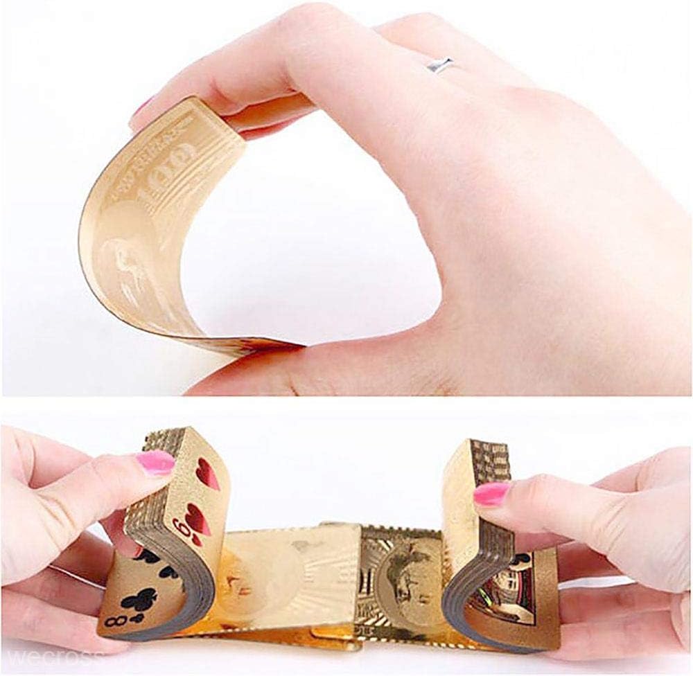 EAY Gold Waterproof Playing Cards - Gold Dollar 1-pack - image 3