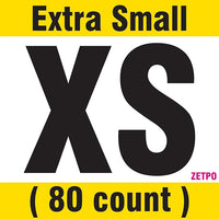 zetpo 80 pcs Cat Claw Covers | Cat Nail Caps | with Adhesives and Applicators (XS, Red, White)