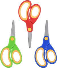 Kids Scissors 5"，5 Inch School Bulk Classroom Student Blunt Scissors – Fun for Kids & Family - 48 - image 4