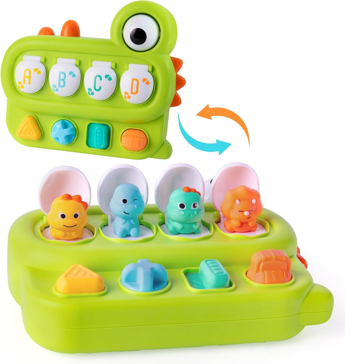Tovol Zerky Montessori Cause & Effect Toy 12-18M - Dinosaur Land