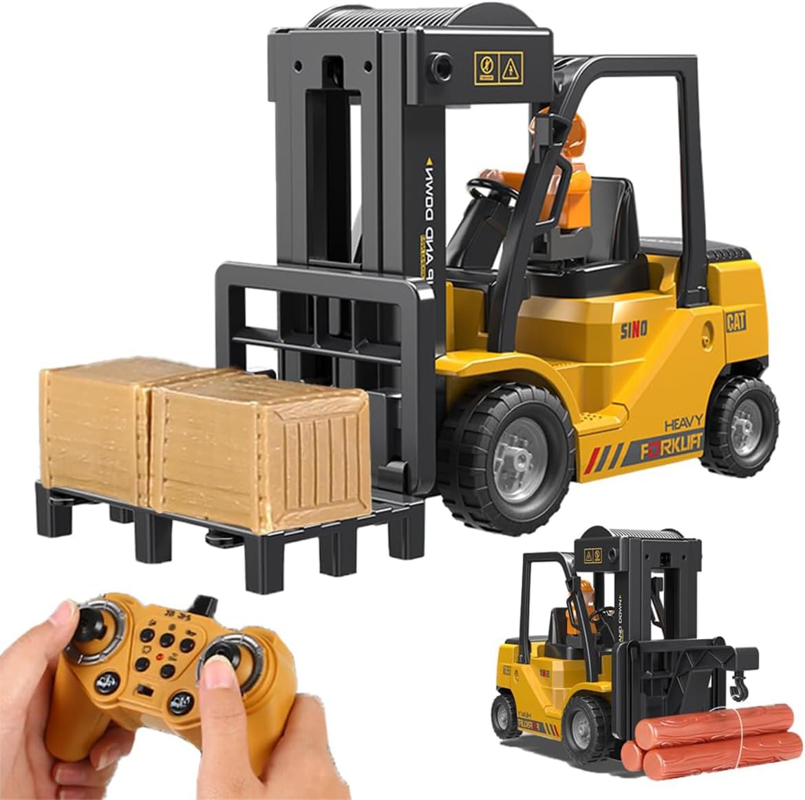 1:24 RC Forklift for Kids - Forklift&cranes