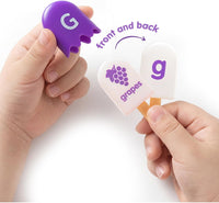 Odoorgames number matching toy, plastic popsicles numbered 1-20 in 7 colors - view 5