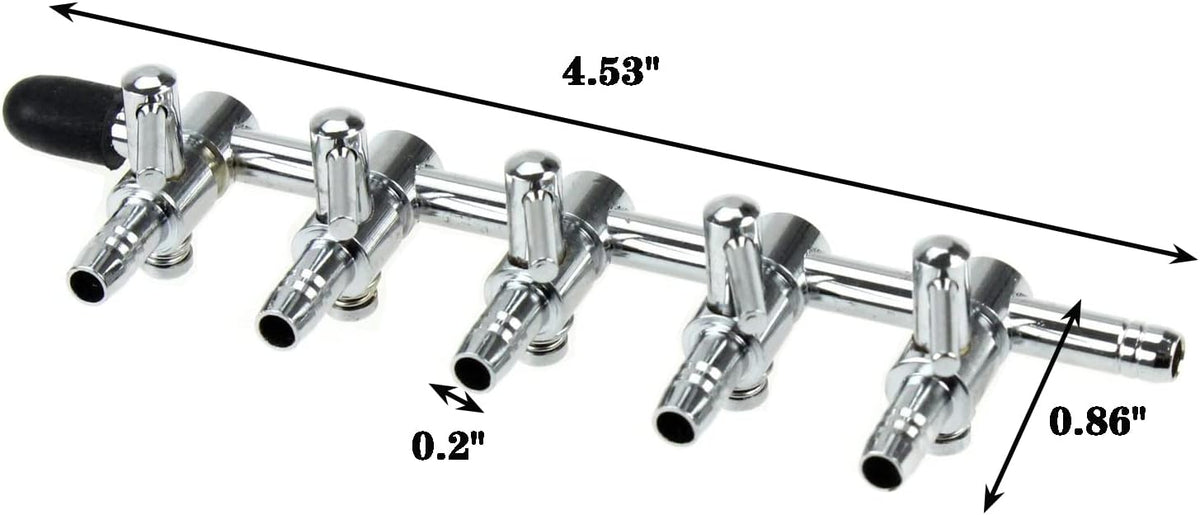 AQUANEAT Aquarium Air pump Splitter, Fish Tank Air Valve - Large - image 2