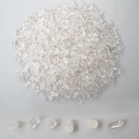 gemshan 2lb Rose Quartz Chips Natural Crushed Crystal Chip Bulk - Clear Quartz - image 3
