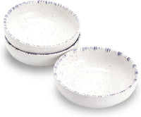 Ceramic Cat Bowls, Howise Pet Bowl Cat Dishes for Food and Water - violet blue