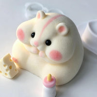 Handmade Hamster Squishy Toy - White - image 3