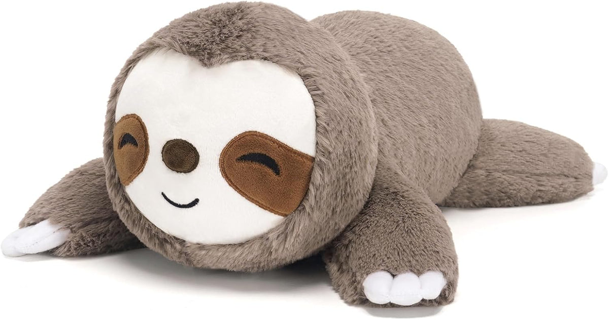 SQEQE Weighted Stuffed Animals Capybara Plush - Sloth / Medium(13.8 Inch)