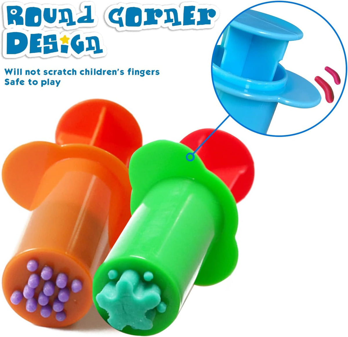 Assorted Designs Dough Extruders Set, Set of 10 - 10 Dough Extruders Set - image 4