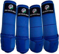 Horse Medicine Brushing Boots Leg Wraps Protection Gear Set of 2 and Set of 4 in 14 Colors