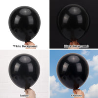 RUBFAC Balloons Black Balloon Arch for Black Birthday Decorations - Black - image 3