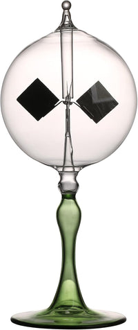 DORAMI large Crookes radiometer, solar light mill in transparent glass - view 2