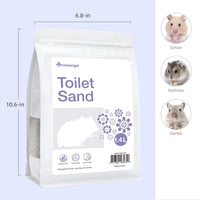 Niteangel Training Litter Potty Sand: 1.4 L x 2 Absorb Odor & No Dust – Essentials for Small Pets - 1.4 L x 2 - Purple Label - image 2