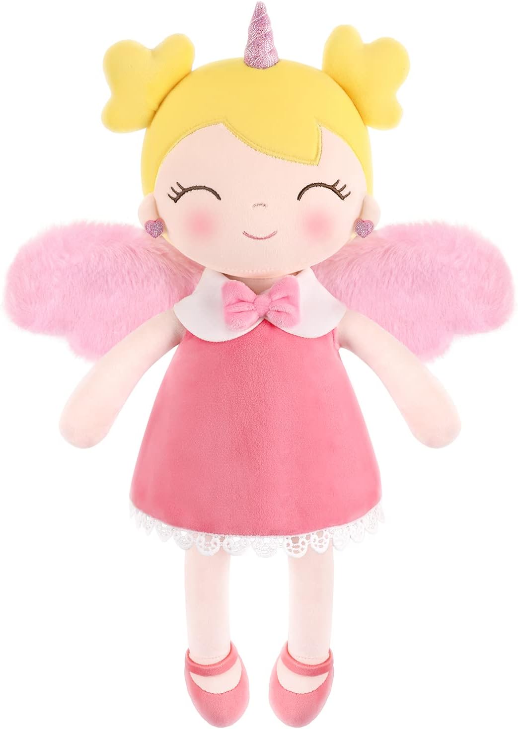 GAGAKU soft baby doll in a floral print rag doll style for toddlers - view 6