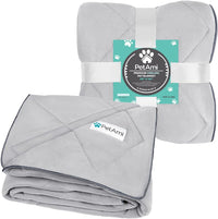 PetAmi Cooling Dog Blanket Lightweight for Small Pet Cat, 24x32 - Light Grey / Medium (29x40) - image 3