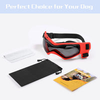 QUMY Dog Goggles Small Medium Breed Dog Sunglasses UV Protection - Red - image 2