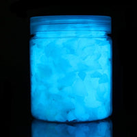 Shiny Stone Glow in The Dark Gravel, Fish Tank Aquarium Gravel Sand, Decorative Gravel Rocks,Aquarium Gravel Stones for Home and Fairy Garden Decoration,305g/0.67lbs (Sky Blue, 5-8mm)