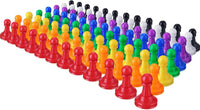 Hestya 96 Pcs Board Game Pawns 8 Colors Plastic 1 Inch Token Markers – Fun for Kids & Family