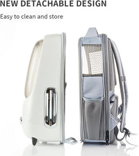 PETKIT Cat Backpack Carrier for Kitty Small Dog with Inbuilt Fan - White - image 4