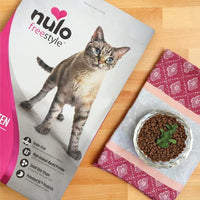 Nulo Freestyle High Protein Cat & Kitten Food, Chicken & Cod Recipe - Natural Grain-Free Dry Cat Food with Omega Fatty Acids & Probiotics, 4 lb Bag