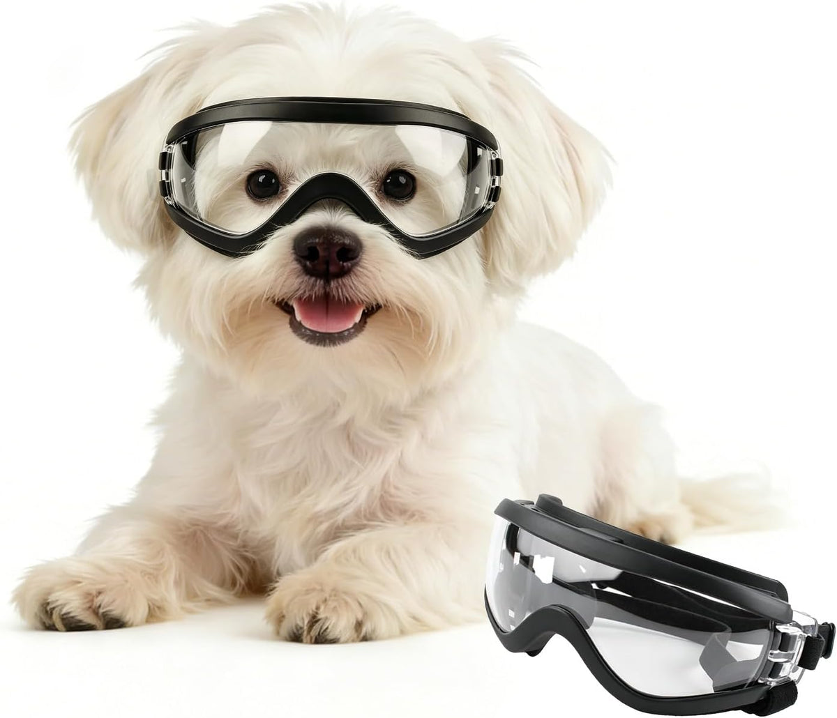 Dog Goggles for Small Breeds - Small / Clear