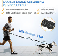 Kytely Hands Free Dog Leash with Zipper Pouch - For 1 Dog / Medium/Large - image 4