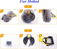 Pet Pooper Scooper for Dogs Cats – Essentials for Dogs - Yellow - image 3
