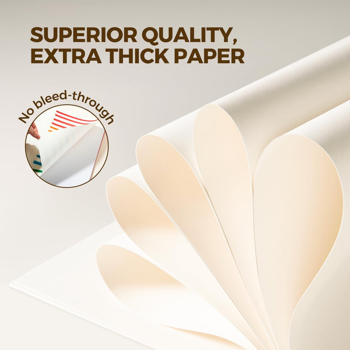 Jar Melo finger paint paper pad with 30 large heavyweight sheets for toddlers - view 4